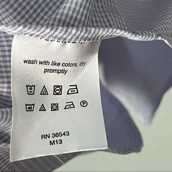 Calvin Klein Men’s Slim Fit Plaid Shirt - Picture 7 of 10